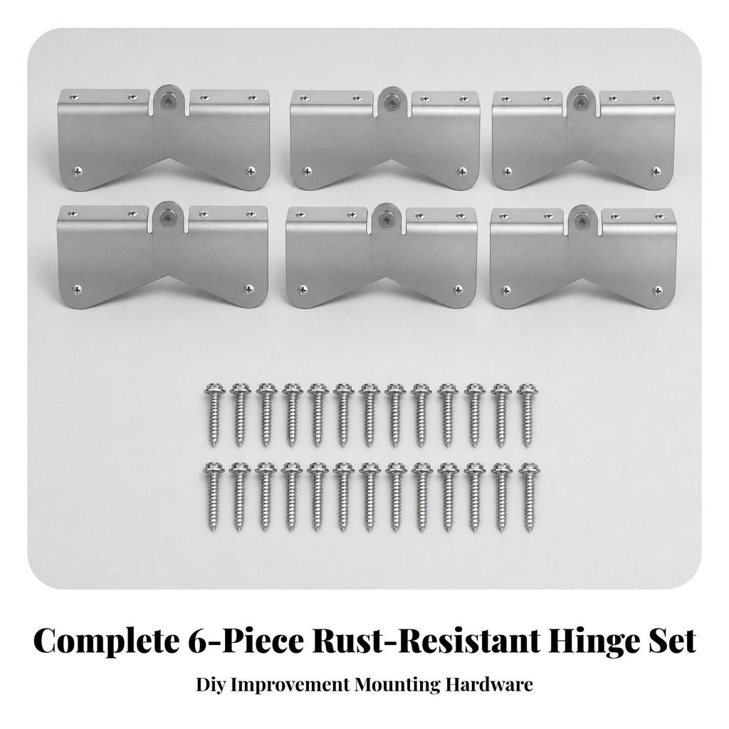 6 Pieces Downspout Extension Hinge Bracket Long-Lasting for Lawn Care, Gardening