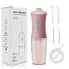 Nigf USB Rechargeable Water Flosser Portable Dental Irrigator 120Psi Waterproof Teeth Cleaner with Large Water Tank