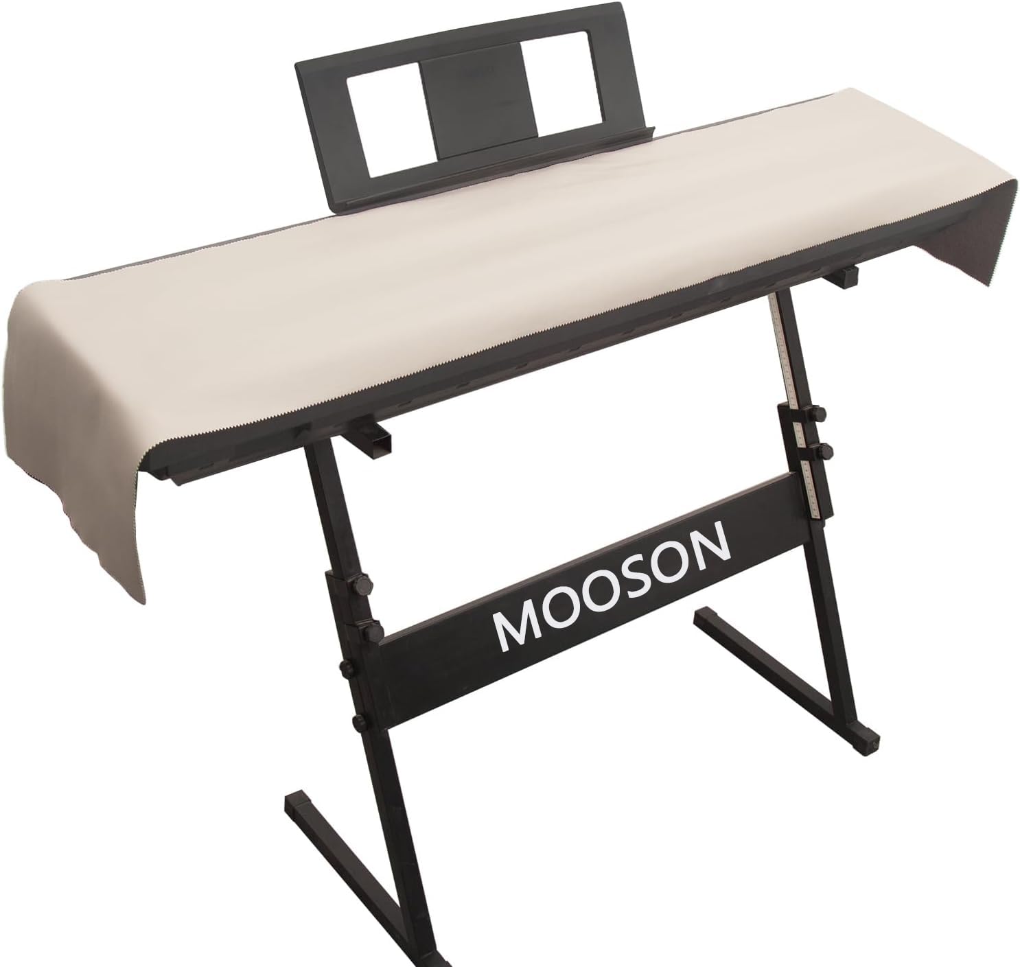 Mooson Клавиатура Пианино Цифровое Пианино Пылезащитный Легкий и Роскошный Мягкий Премиум Толстый Чехол для Электронного Органа Клавиатура Обновление Оконный Чехол, Чехол, белый