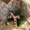11cm Mini Holiday Christmas Hanging Wreath With Bell Cinnamon Berries Pinecones DIY Decoration For Door Wall Window Ornament
