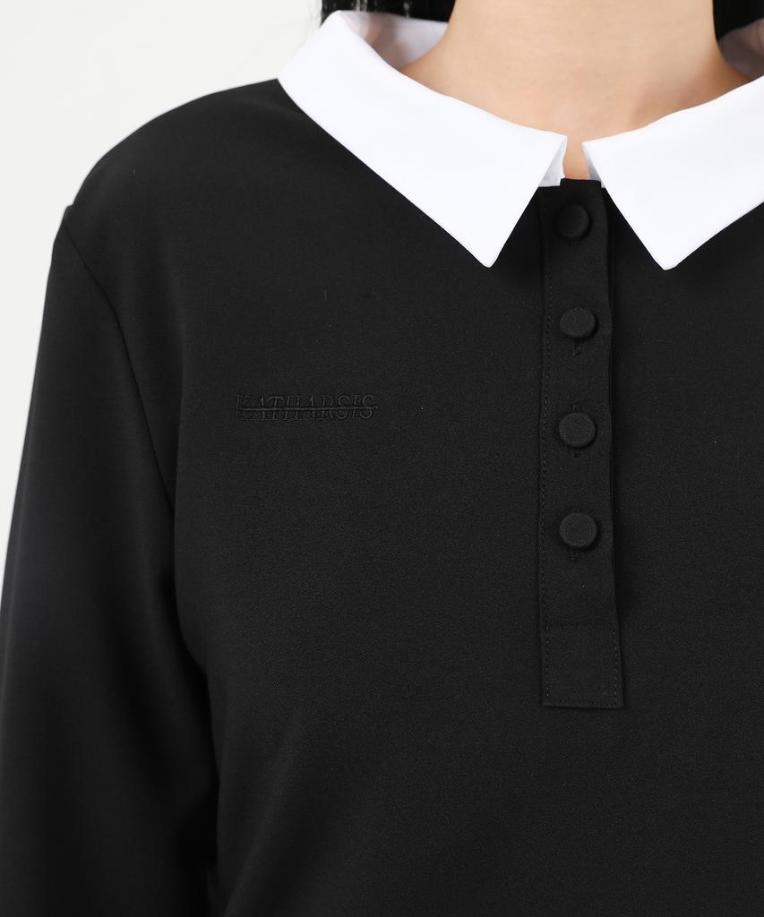 Catharsis Corset Collar Dress Black One Size