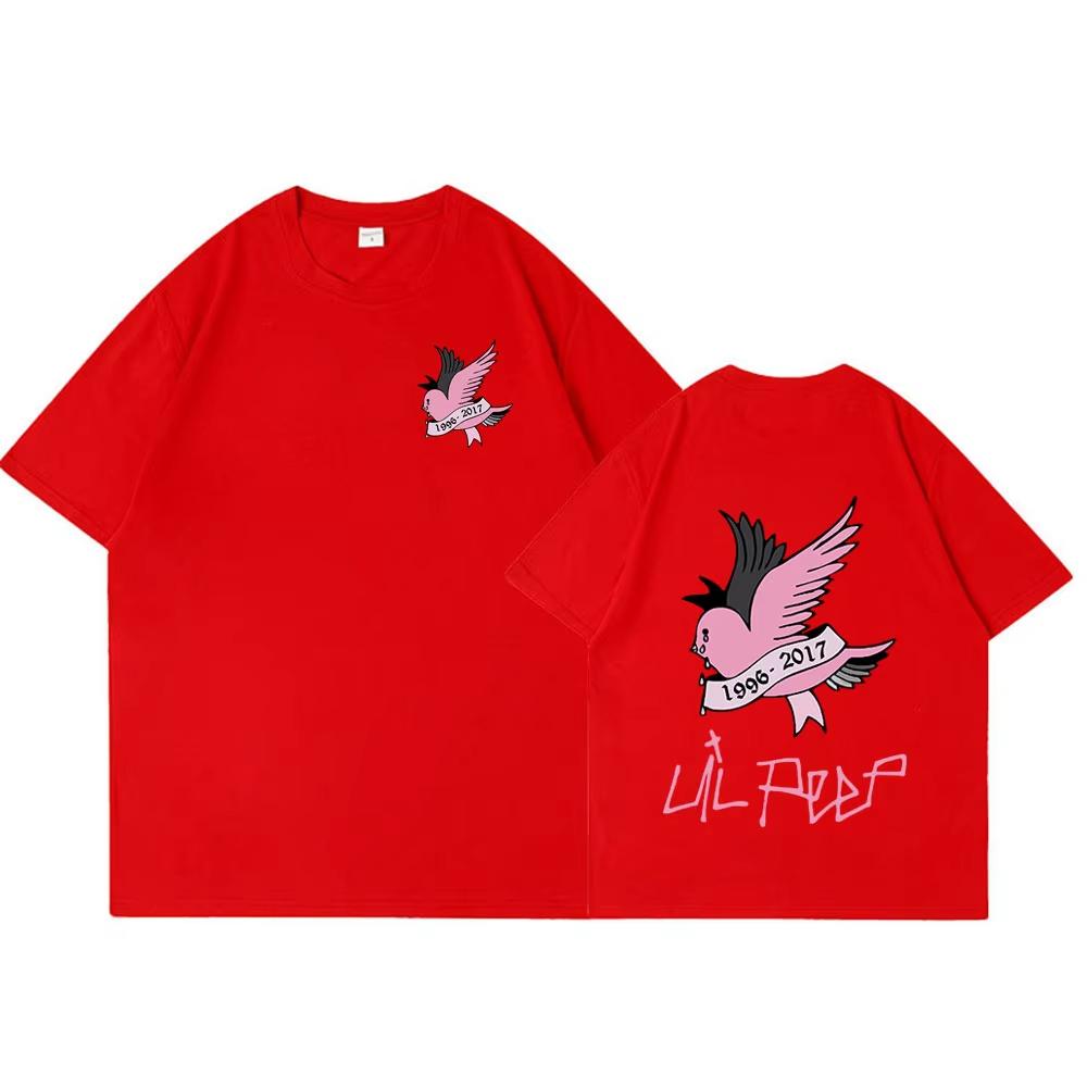 2026 Rap Artist Lil Peep Mens Shirt  Summer CryBaby Album Pattern TShirt  Womens Y2K HipHop ShortSleeved TShirt