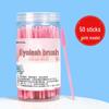 Portable Extra Fine Disposable Eyebrow & Eyelash Spiral Brush for Extensions