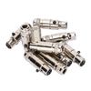 10pcs 5 Pin XLR Female Adaptor Mini Metal XLR Female Plug for Stereo Microphone Cable Monitor Speaker Sound Interface