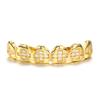 Fashion Full CZ Stone Rhinestone Braces Zircon Teeth Cap Brace For Women Men Top Bottom Dental Grills Personalized Body Jewelry