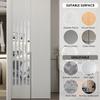 10 Pcs Striped Mirror Stickers Versatile Silver Mirror Wall Stickers Smooth Pretty Silver Acrylic Mirrors Strips for Home Decor