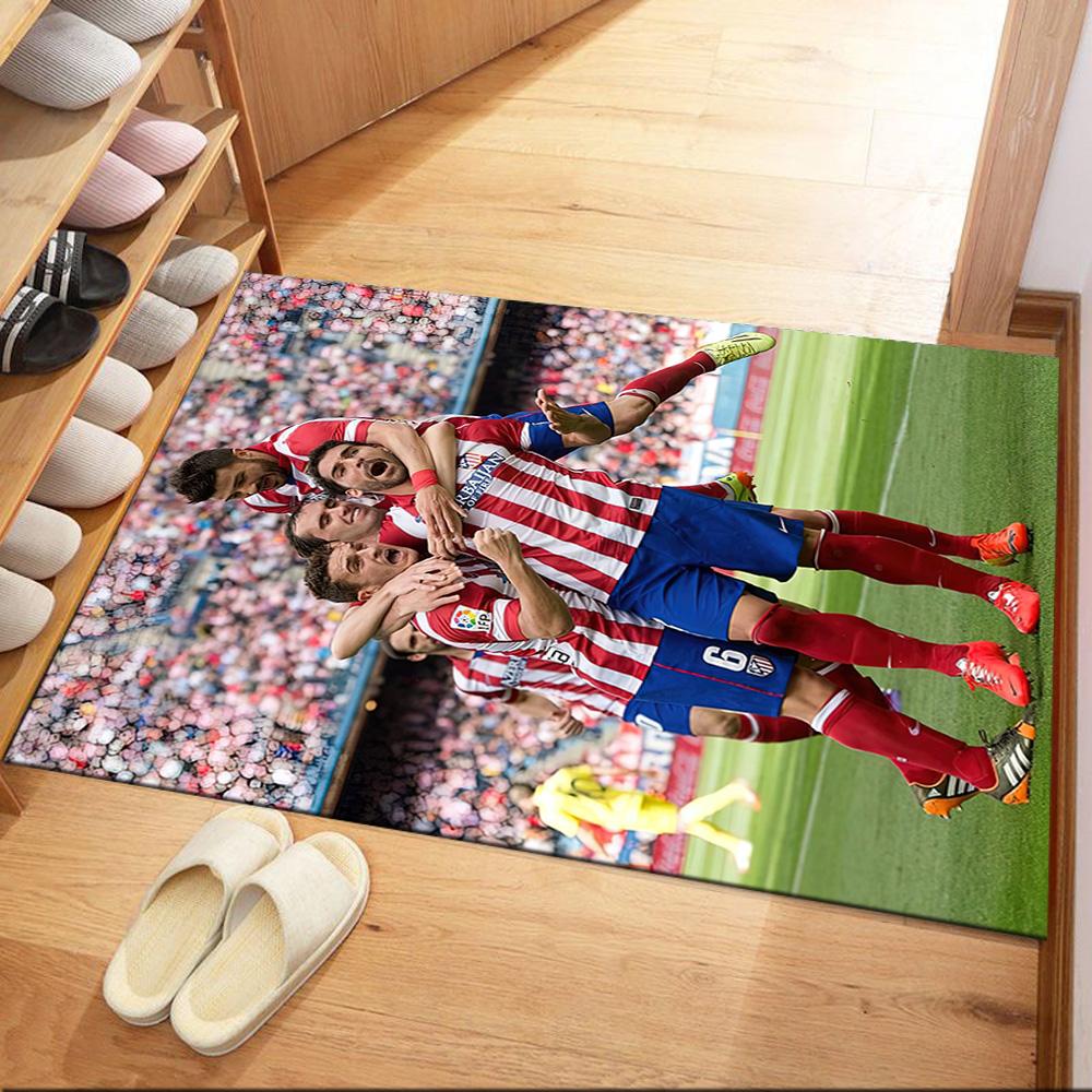 Atletico Madrid Area Rug Suitable For Entryway Playrooms Outdoor Hallway Antislip Carpet Office Home Decor Birthdaychristmas Gift