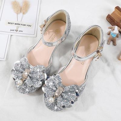 Goldene Prinzessinnenschuhe für Mädchen: Rutschfeste, atmungsaktive Sandalen im koreanischen Stil für den Sommer.