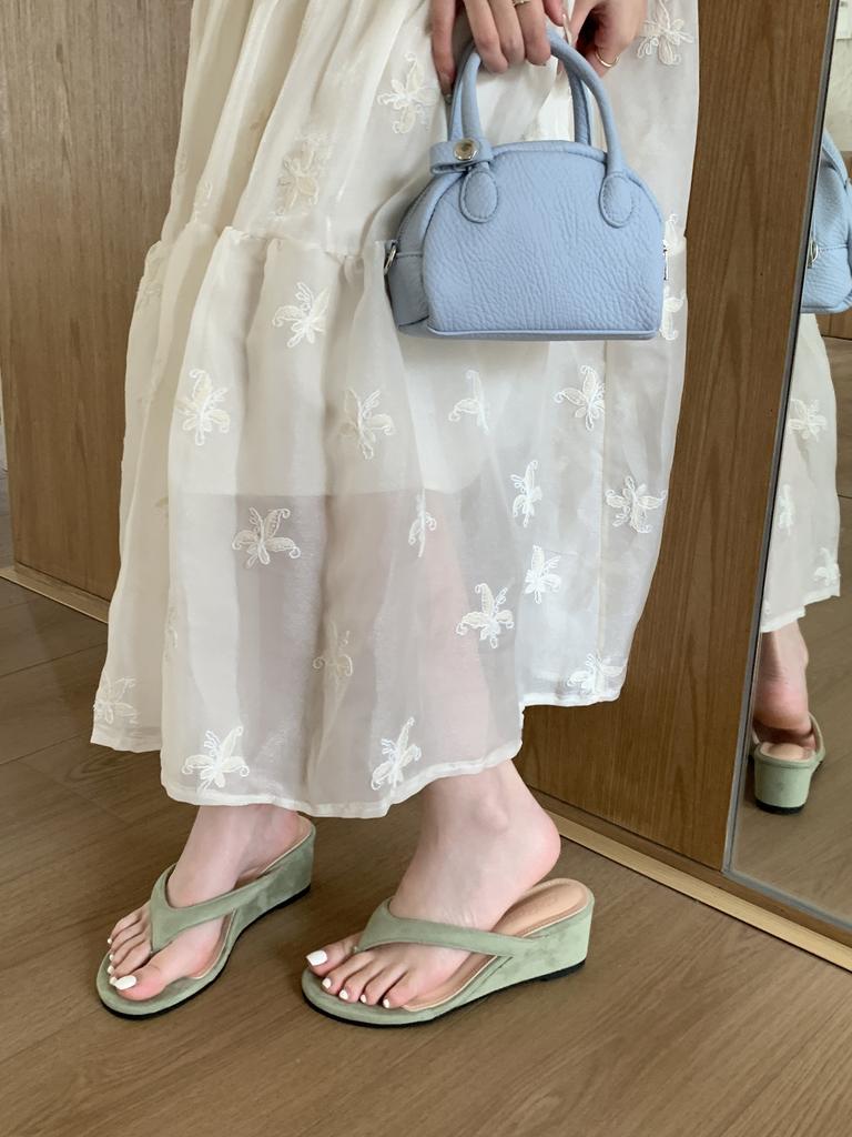 Women'S Shoes Wedge Heel High Heel Redpinch Feetflip Flop Slipperszi Outdoor Wear Summerskirt-Matching Yellow Slide Sandals Sandals