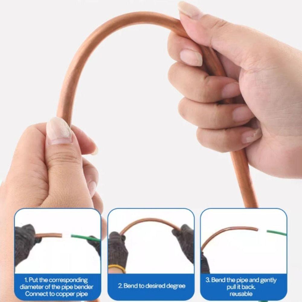 PE Plastic Air Conditioning Copper Protector Anti-Deformation 4M Length PE Plastic Elbow Artifact Copper Pipe Non-Deformation