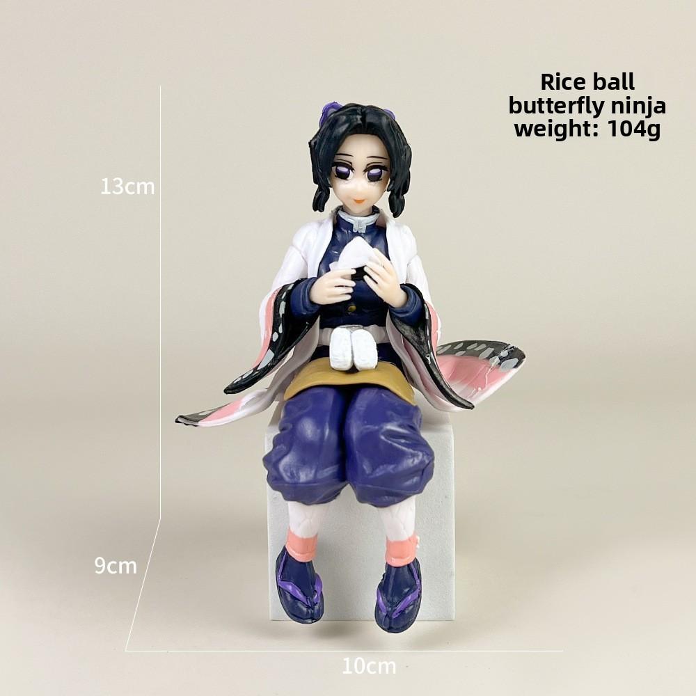 Kochou Nezuko Tanjirou Shinobu Anime Character Sitting Posture Model Ornament