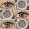 EYESHARE  1Pair Color Contact Lenses for Eyes Blue Eye Contacts Brown Natural Contact Lenses Gray Pupils Lens Yearly