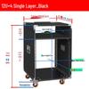 Home KTV Flight Case: 8U Equipment Rack & Flip-Top 12U Mixer/Amplifier Cabinet