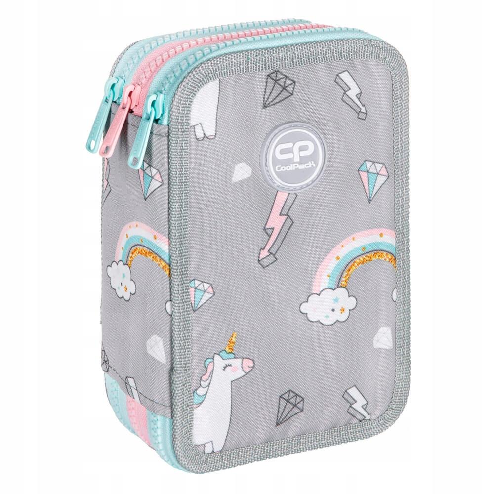 Piórnik Rozkładany Potrójny Coolpack Jednorożce