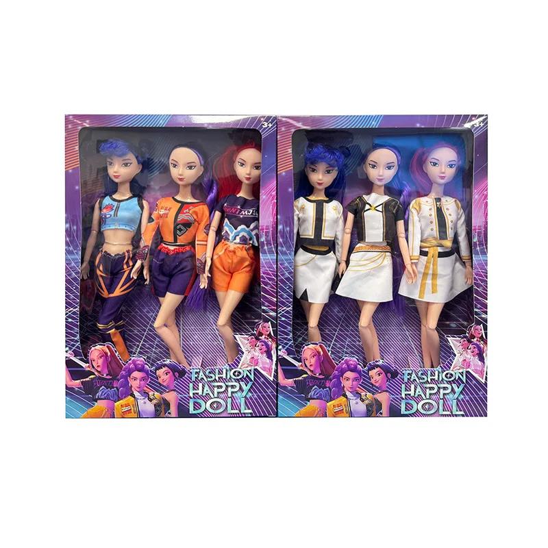 ! Hochwertiges Spielzeug Anime 30CM K-Pop Dämonenjäger Puppe Rumi Mira Zoey Geburtstagsüberraschungsgeschenk für Mädchen Geburtstagsgeschenk