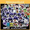 Vibrant 50pcs Teen Titans Go Sticker Set For Personalizing Luggage And Bikes