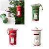 Christmas Tree Mailbox Hanging Decoration Iron Mailbox Hanging Ornament For Front Door Mantels Porch Yard Window Display