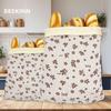 Eco-friendly Reusable Beeswax Bread Bag - Double-layer Linen Cotton for Freshness