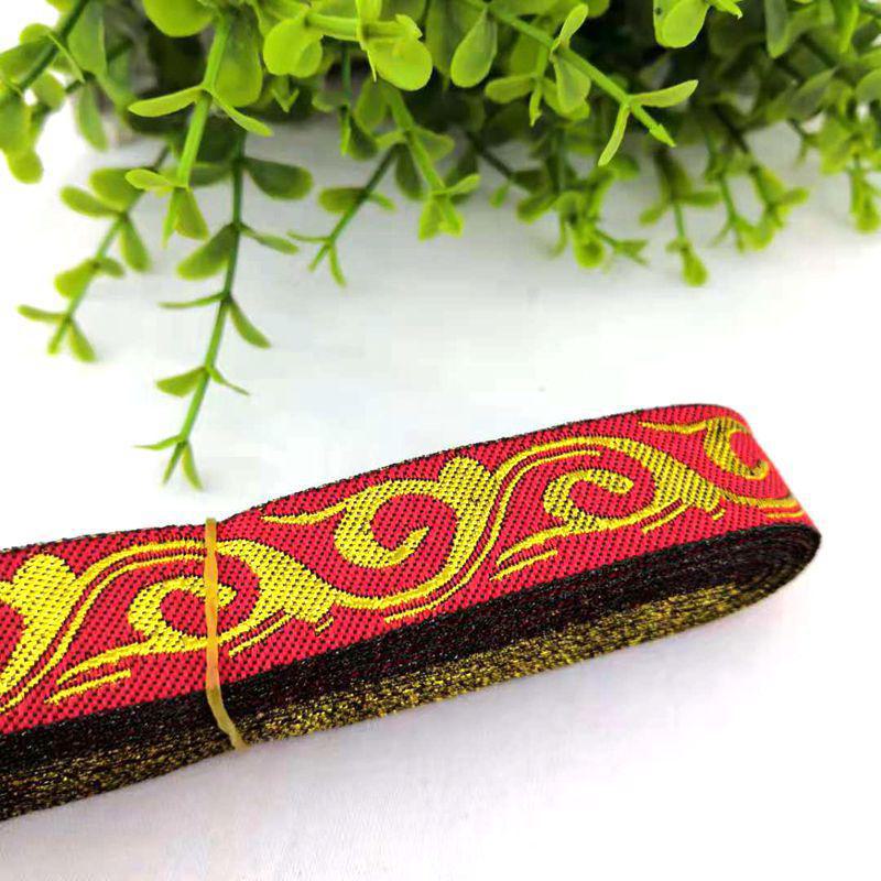 Spitzenbesatz aus Stoff mit ethnischem Wolkenmuster, 2 cm, für DIY-Cosplay-Accessoires