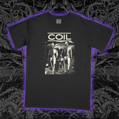 T-shirt Coil Storia Naturale Innaturale Band Sperimentale Industriale T-shirt Grafica Unisex