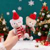 10Pcs With scarf Christmas Bear Plush Toy Cartoon Animal Bear Plush Dolls  Holiday Gift