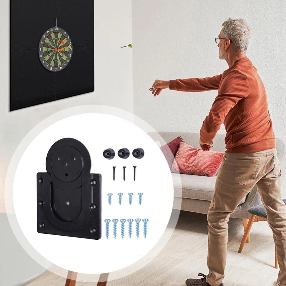 Professional Dartboard Mounting Bracket Kit Dart Board Display Stand Kit Games Wall Garage