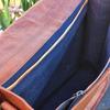 Bag Leather Men Genuine Messenger Shoulder Laptop Travel Vintage Handmade