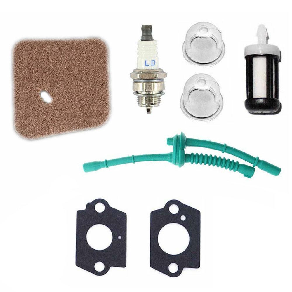 Carburetor with Air Filter Fuel Line Gasket Spark Plug Kit for STIHL FS45