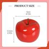 Statue Ceramic Apple Ornament Art Craft Figurine Tabletop Fruit Sculpture Decorative Iron