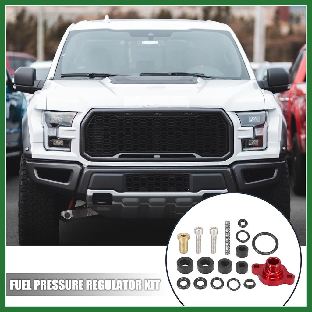 Motoforti Car Fuel Injection Pressure Regulator Valve Cap Spring Kit for Ford F250 F350 F450 F550 7.3L Powerstroke Diesel 1999 2000 2001 2002 2003