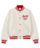 Sunday Fruit Market Berry Farm Varsity Jacket Ivory