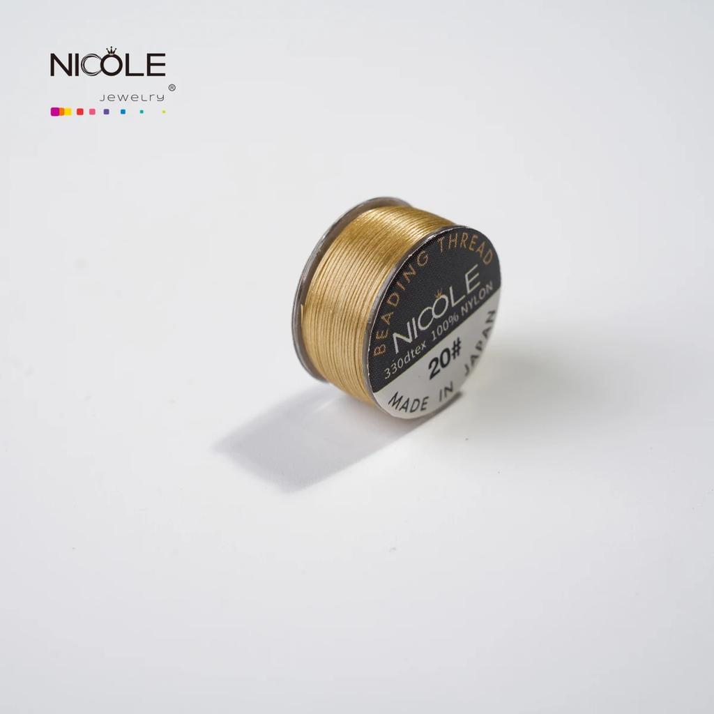 Miyuki %100 Naylon 330 DTEX Boncuk İpi DIY Japonya Boncuk İpi Aksesuarları Bilezikler İçin 46M/Rulo