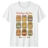 Reading Is My Jam Book Genres Herren T Shirt Daunisex Grafik Oberteil Vintage Stylish Versatile Breathable Streetwear