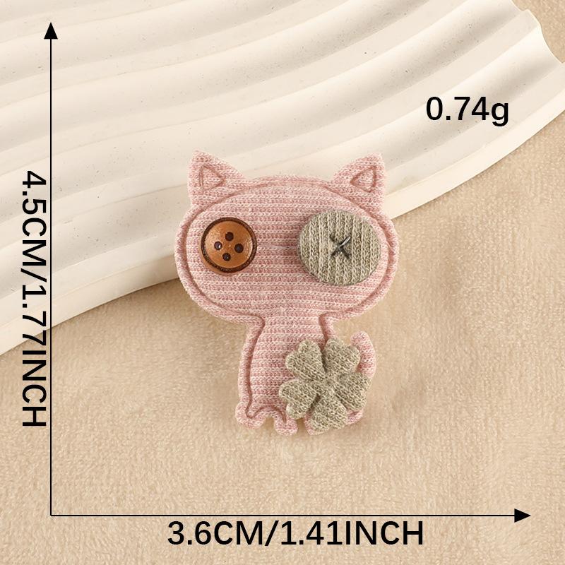 Computer Embroidery Label Decorative Jewelry Cute Plush Bow Hairpin Leather Ring Hair Accessories Accessories Clothing Patch Cloth Label
