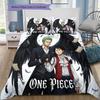 One Piece Pattern Bedding Quilt Set Quilt Cover Pillowcase Home Birthday Gift(1 * duvet cover + 2 * pillowcase, without core)