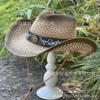 New Jazz Straw Hat Women's Summer Outdoor Travel Shading Vacation Tibetan Hat Western Cowboy Hat Men