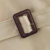 Spring 2025 Women's European & American Style Fashion Short Trench Coat with Belt