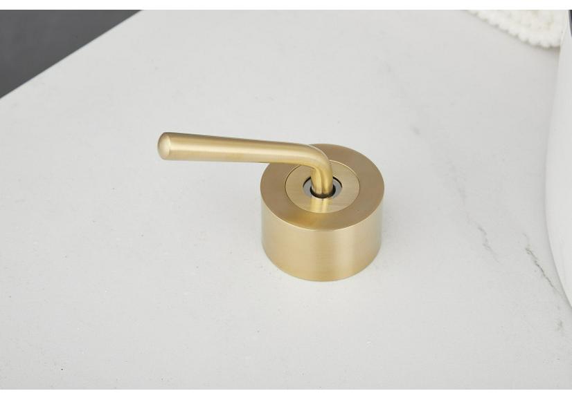 Wall-Mounted Water Drop Faucet with Adjustable Boom, Single-Hole Control, for Hot & Cold Water