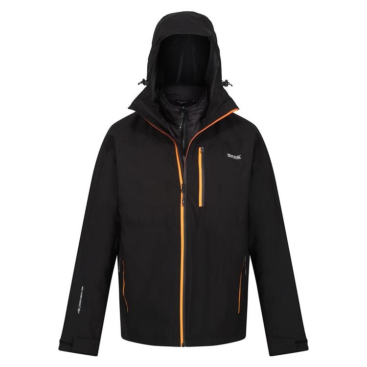 Regatta Mens Wentwood VIII 3 In 1 Waterproof Jacket