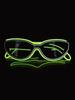 Wireless El Luminous Glasses Disco Luminous Led Online Celebrity Sunglasses Pixel Ktv Bar Atmosphere Concert Flash.