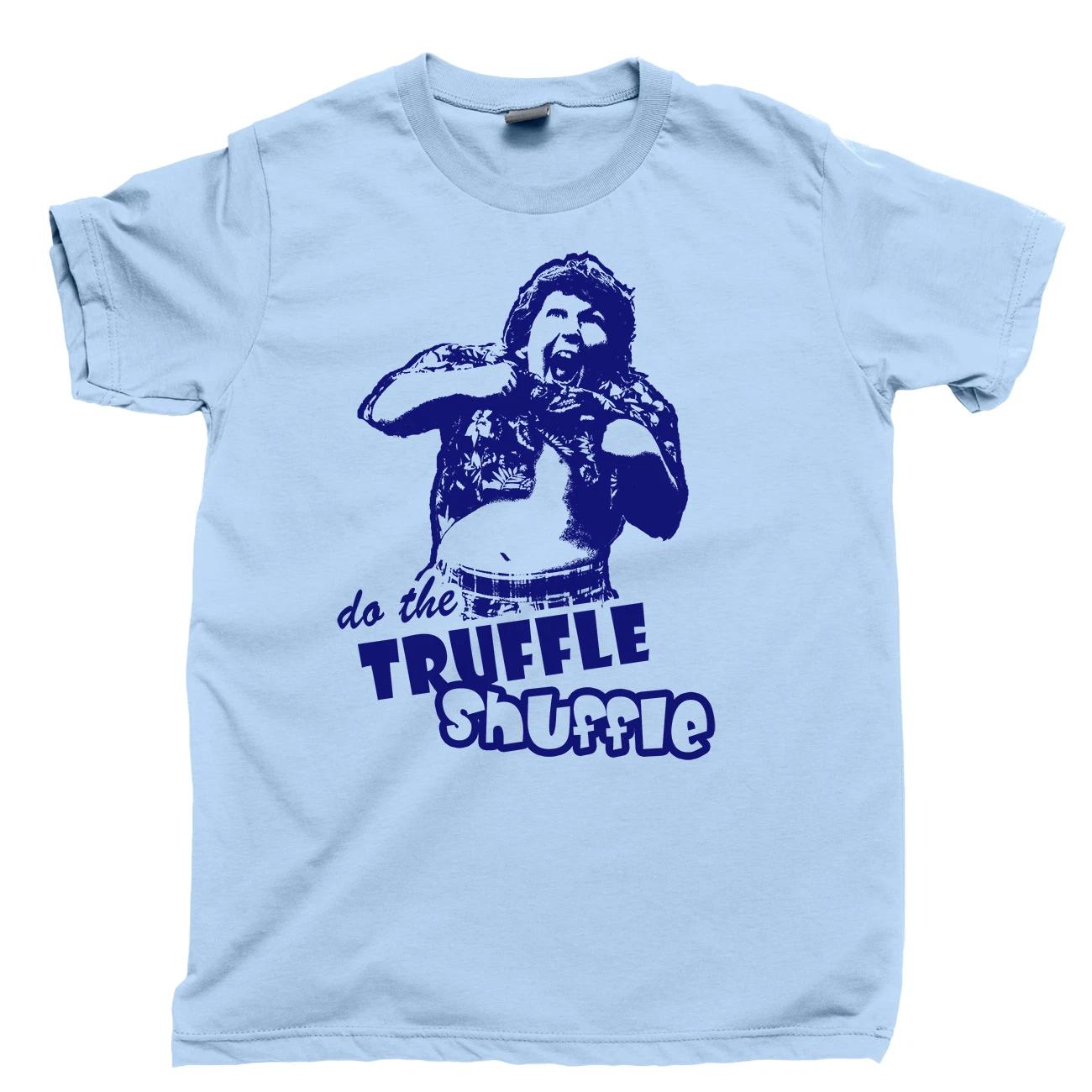 CHUNK TRUFFLE SHUFFLE T shirt The Goonies Mouth Data Pirate Skull Goon Docks Tee L