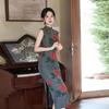 Kolsuz milli tarz yeni Çin günlük Suzhou uzun cheongsam geliştirilmiş genç 1011 yeni kadın yüksek kalite yaz