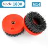 Cleaning Tool Grinding Tool Polishing Tool Brush Abrasive Brush Antique Brushes Nylon Brush 36 3000 4inch 110mm Red Color