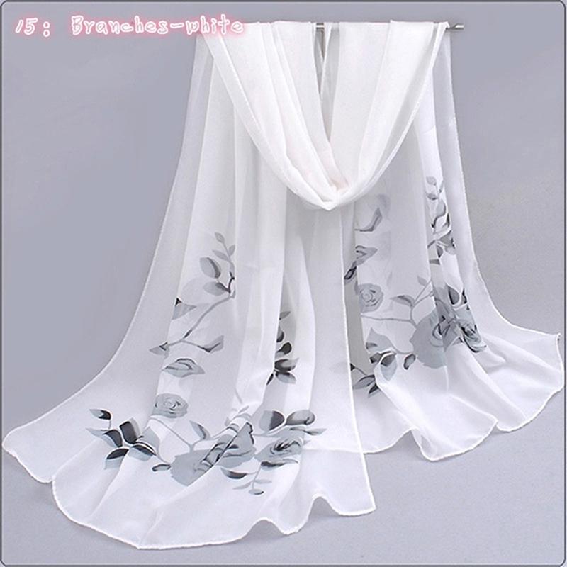 Summer Chiffon Scarf Butterflies Scarves Women's Scarf Long Shawl Spring Chiffon Infinity Scarf Foulard Hijab Scarf 150*40cm NEW