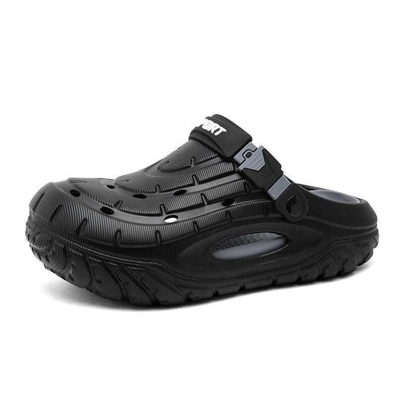 Men EVA Water Slide Sandals Quiet Thick Sole Outdoor Beach Bathroom Slippers Lightweight Summer Shoes for Outdoor Walking Travel