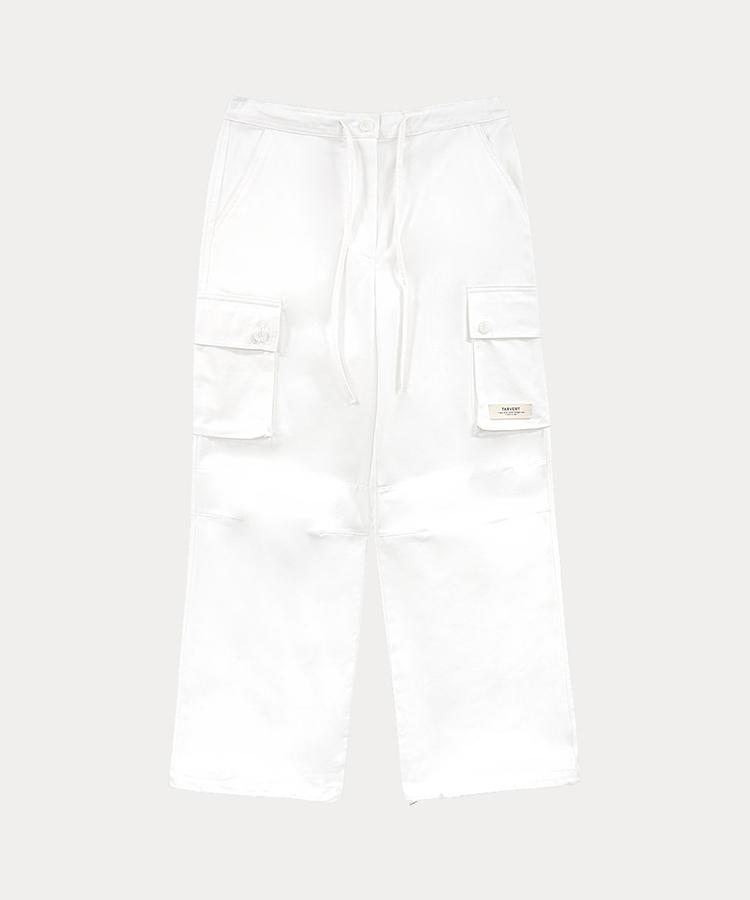 TARVERT Casual Utility Cargo Pants - Ivory