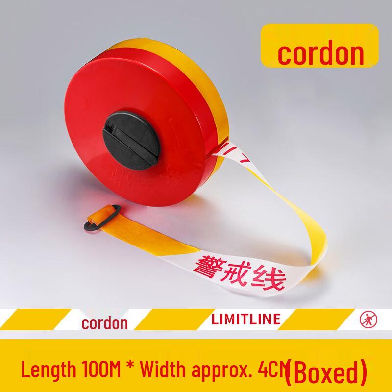 Langxi 100m Yellow & White Reflective Safety Tape