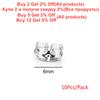 10Pcs/Lot Stainless Steel Earring Base Geometric Leaves Earrings Stud with Hole Connectors for DIY Jewelry Making Accessories