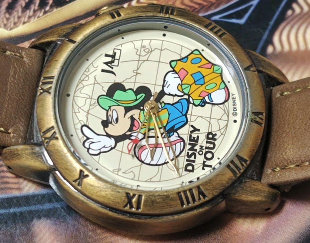 [USED] JAL Exclusive Disney Watch with Music, Mickey Mouse, Made by Seiko, In Working Condition