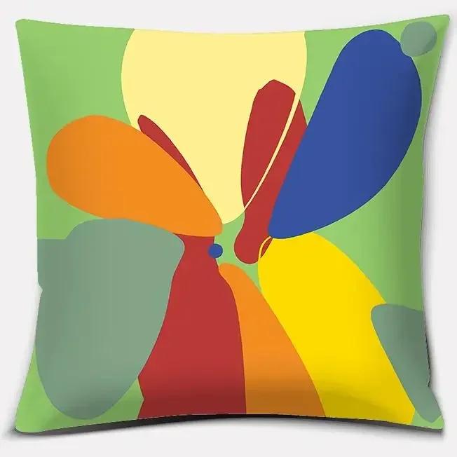 Abstract Leaf Series Pillow Gift Home Office Decoration  Bedroom Sofa Car Cushion Cover Case